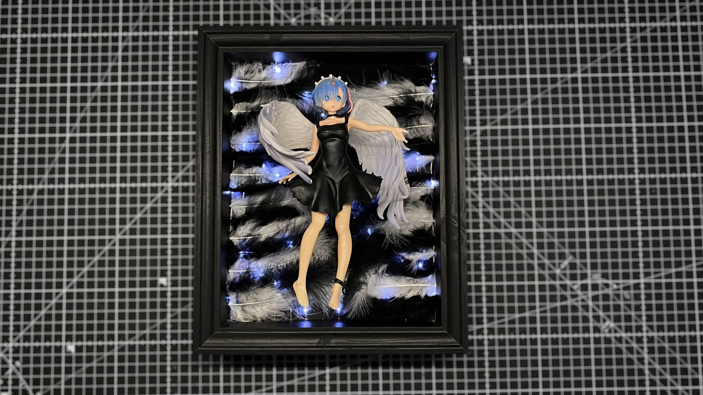 REM – Re:Zero Framed Light Art