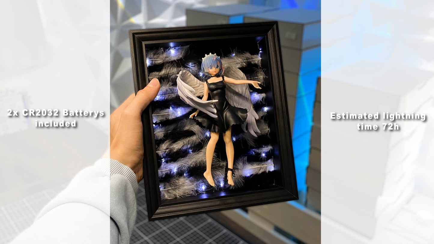 REM – Re:Zero Framed Light Art